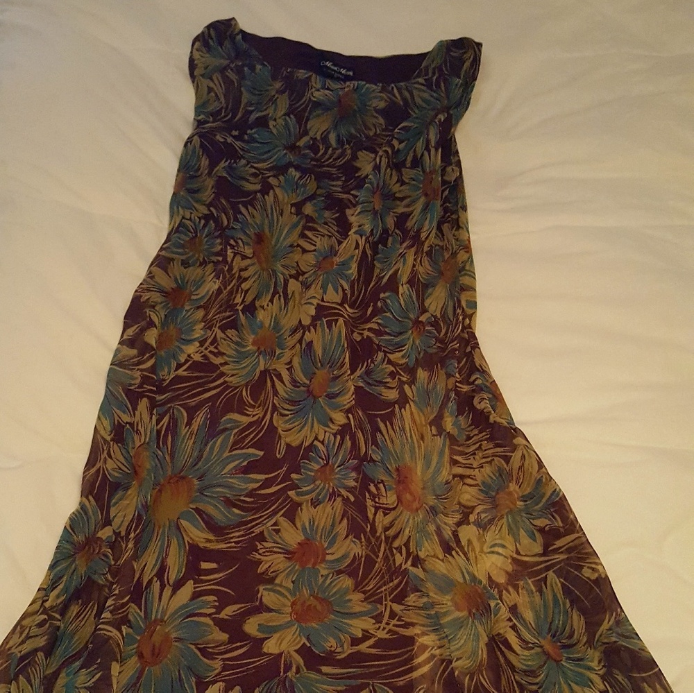 🌻3/$10!! Sleeveless handkerchief hem dress